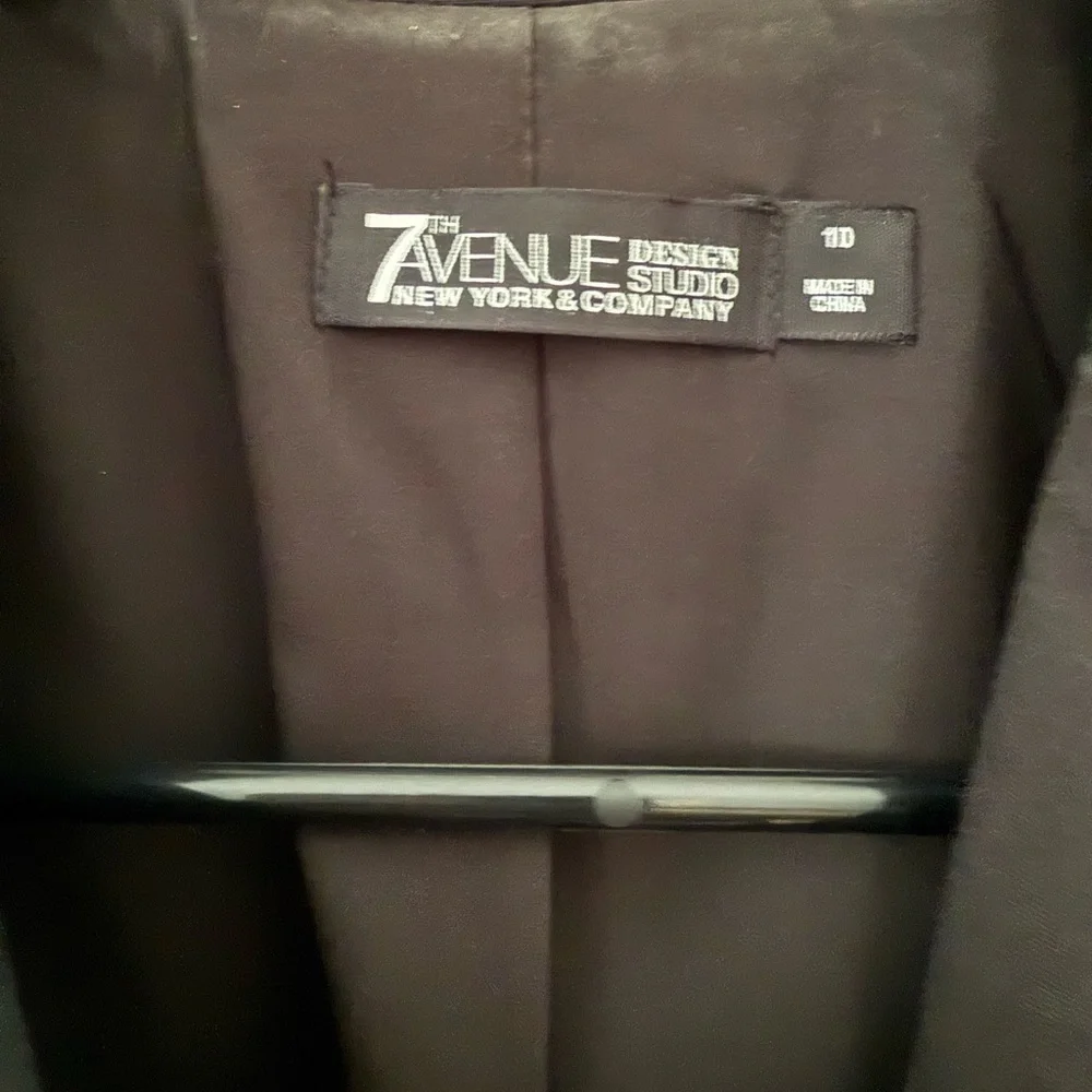 New York & Company 7th Avenue Black Blazer - Picture 1 of 4